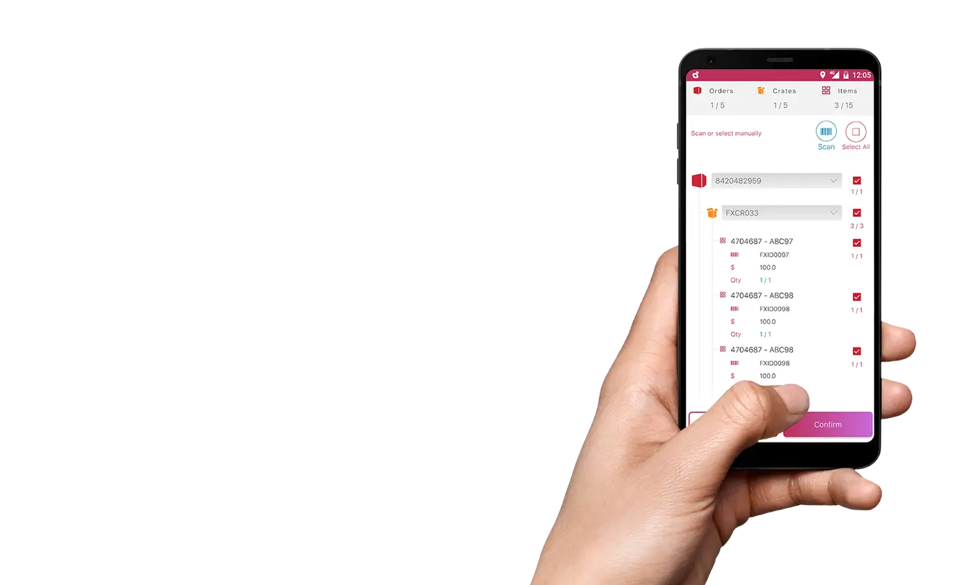 Easily Track Each Unit in Every Crate at Any Time Easily Track Each Unit in Every Crate at Any Time