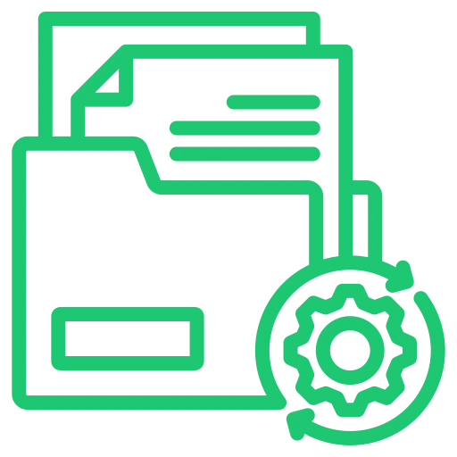 Technical documentation and knowledge base icon