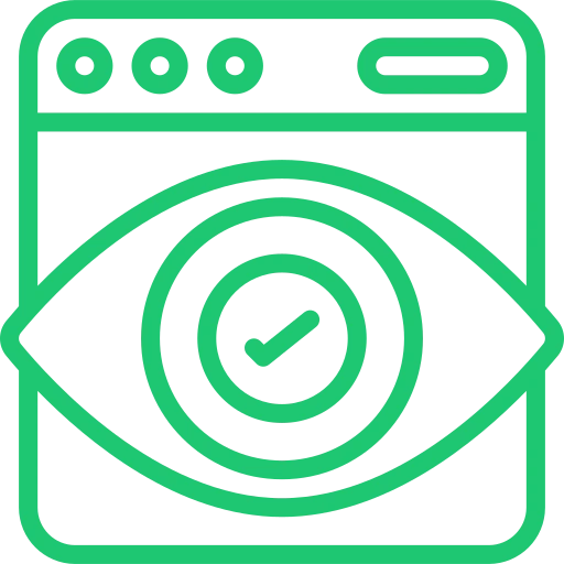 Visibility and monitoring icon