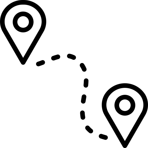 Route planning and navigation icon